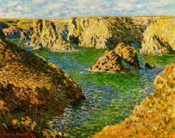  por Pintura Art%C3%ADstica - Port Donnant Belle Isla Claude Monet